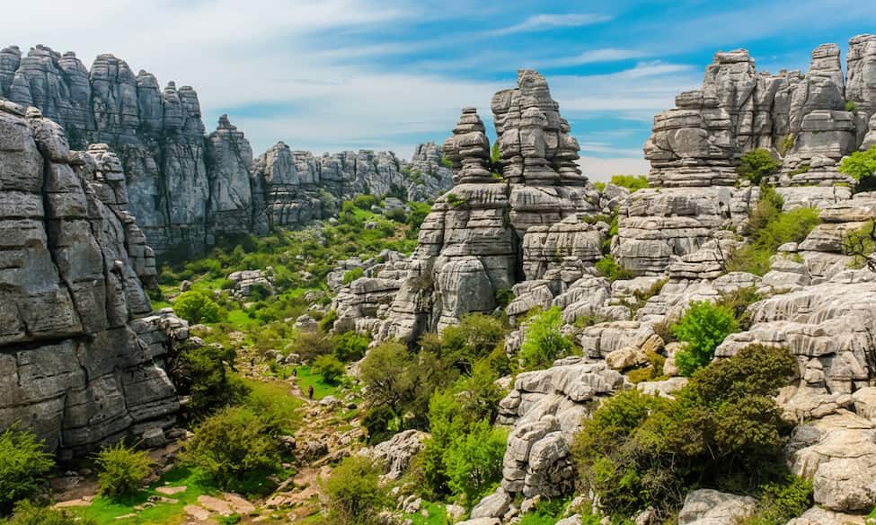parque natural el torcal de Antequera