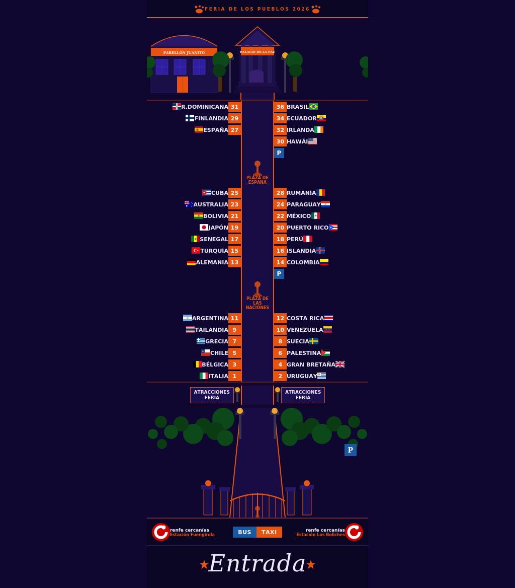 mapa feria de los pueblos Fuengirola 2026