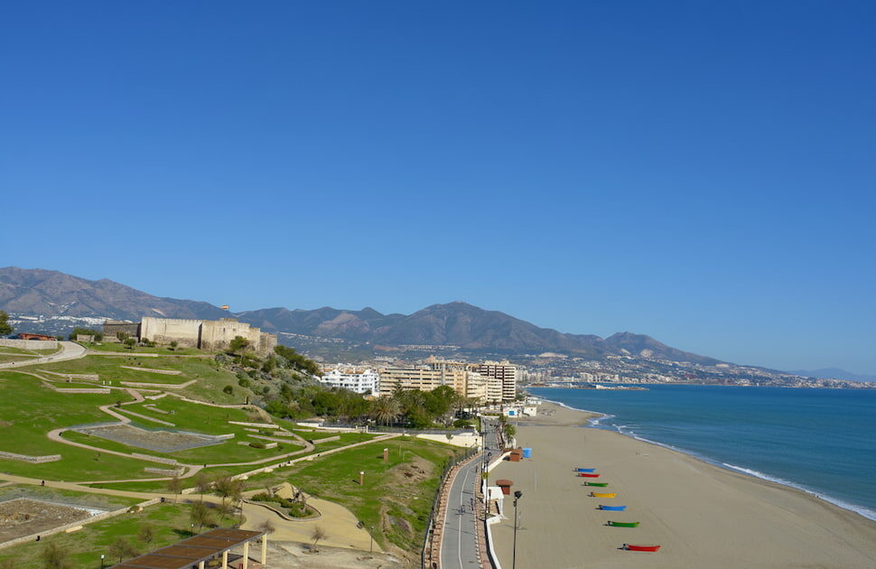 playa castillo Fuengirola